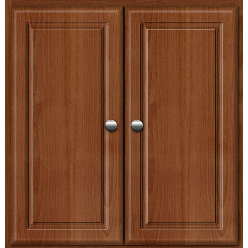 Simplicity Bathroom Cabinet, Medium Alder