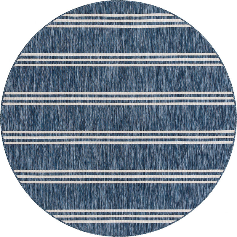 Jill Zarin Anguilla Indoor/Outdoor Rug, Round 6'7"
