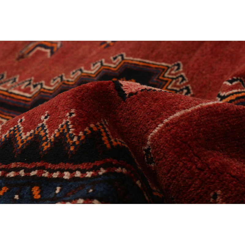 Aruna One-of-a-Kind Runner 3'7" X 9'11" 1990s Runner Wool Area Rug