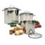 Design Imports 8 pte Marmite en acier inoxydable avec couvercle