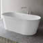 67" x 30" Freestanding Soaking Solid Surface Bathtub-442748035