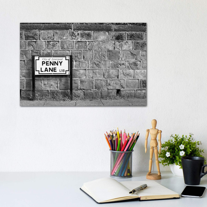 Penny Lane by Honeymoon Hotel - No Frame Print on Canvas, 20.32 cm H x 30.48 cm W