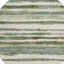 Tapis intérieur lavable rayé rond 8 po sauge et beige