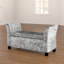 Kristian Velvet Upholstered Storage Bench-1246419959