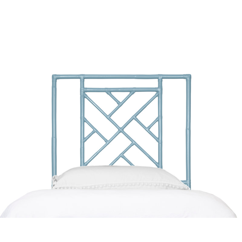Alden Open-Frame Headboard, Twin, Pool Blue