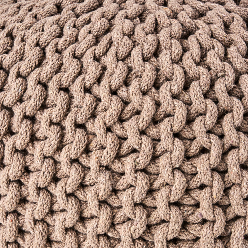 Pouf rond en coton 20 x 20 Moro
