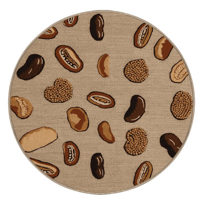 Washable Sea Beans Vegetables Area Rug