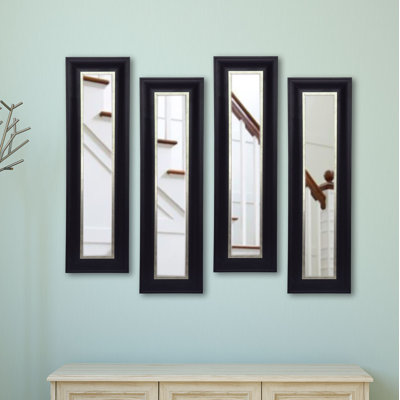 Ballinger Wood Flat Wall Mirror