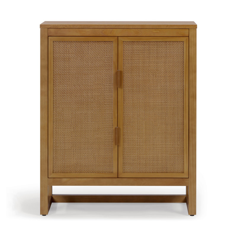 Solid Wood Square Accent Cabinet