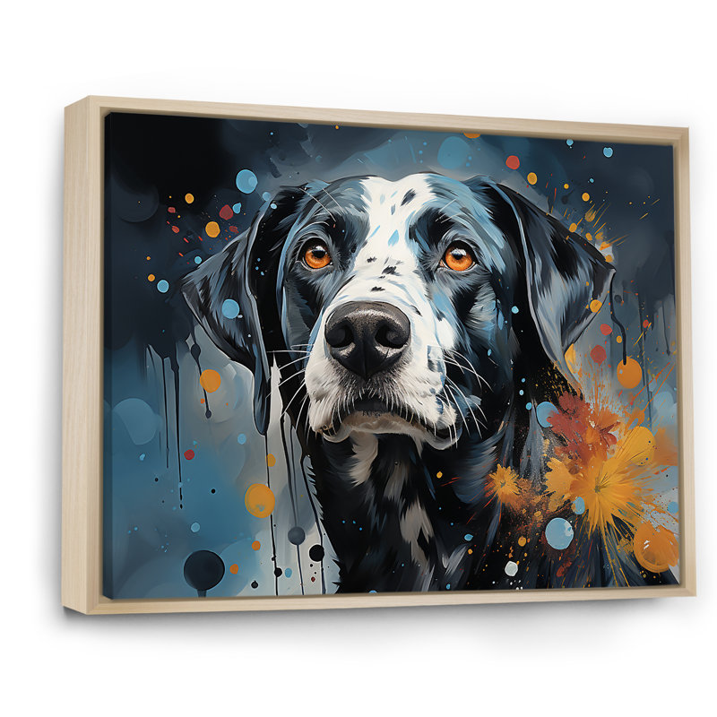 «Dalmatian Dream IV», reproduction sur toile, Cadre naturel flottant, H 12 po x l 20 po x P 1 po