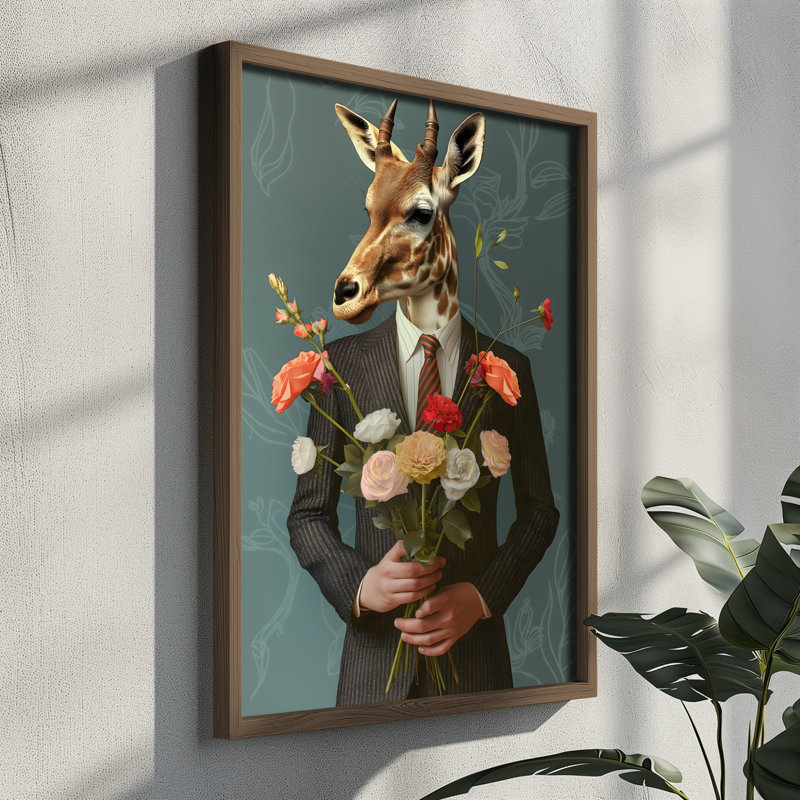 Élégante peinture décorative en panneau de fibres à densité moyenne, 13,8 x 18,5 x 0,1 pouces | 100% panneau de fibres à densité moyenne avec épaisseur de 3 mm, cadre 100% bois de pin | Œuvre d'art imprimée aux UV pour une décoration élégante, parfaite pour le salon ou le bureau