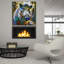«Wild Boar» par Pedro Gavidia, art mural en verre acrylique-1592447880