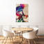 «Dynamic Cycling Watercolor Abstract Contemporary City Architecture», art mural-129476893