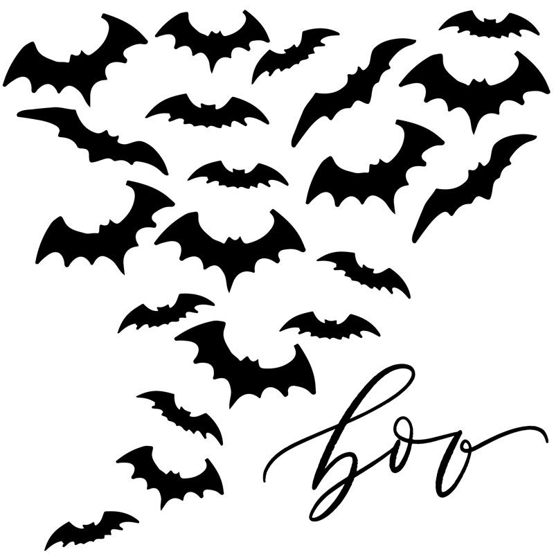 Adhésif décoratif Boo