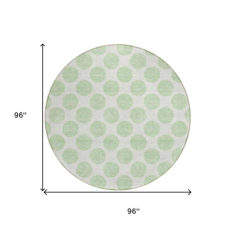 Tapis 8 po Mint Green