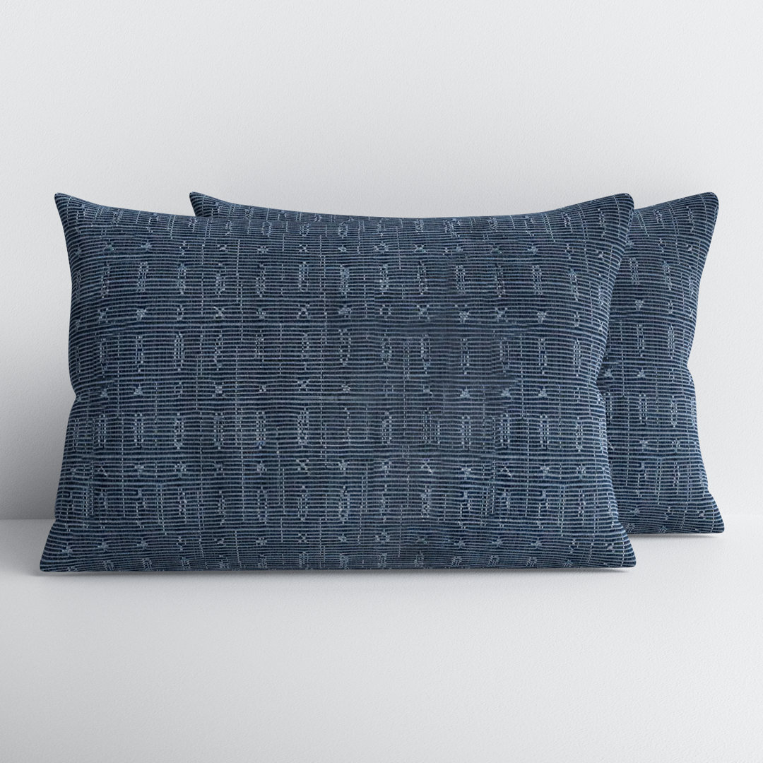 Davant Sunbrella® Lumbar Rectangular Indoor/Outdoor Pillow Cover & Insert (Set of 2) Joss & Main 