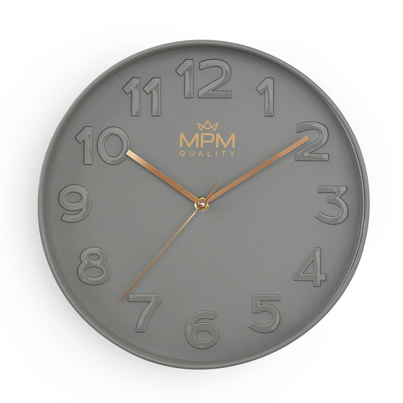 Wall Clock, Grey