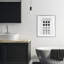 «Laundry Care Symbole Guide», impression encadrée sous verre, conception par SD Graphics Studio-1857761265-1857761267