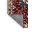Tapis rouge Tabriz lavable à la machine-2038485105