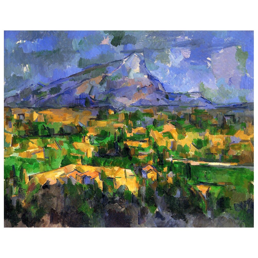 Leinwandbild Mont Sainte-Victoire von Paul Cezanne