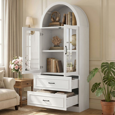 71'' Kitchen Pantry Storage Cabinet With 2 Drawers