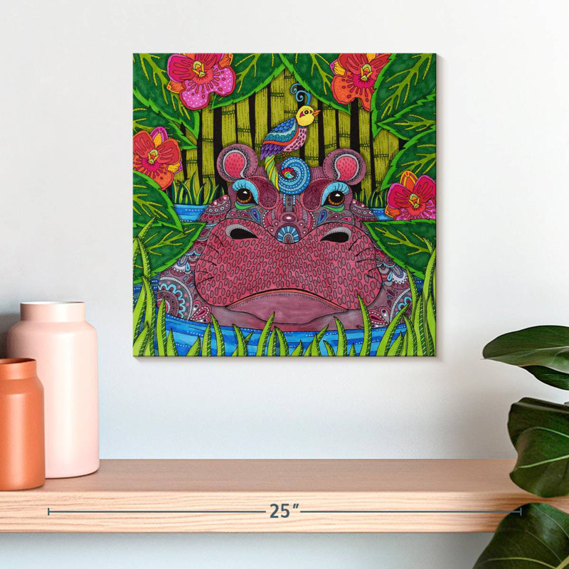 Crowle Jungle Safari, 16" H x 16" W