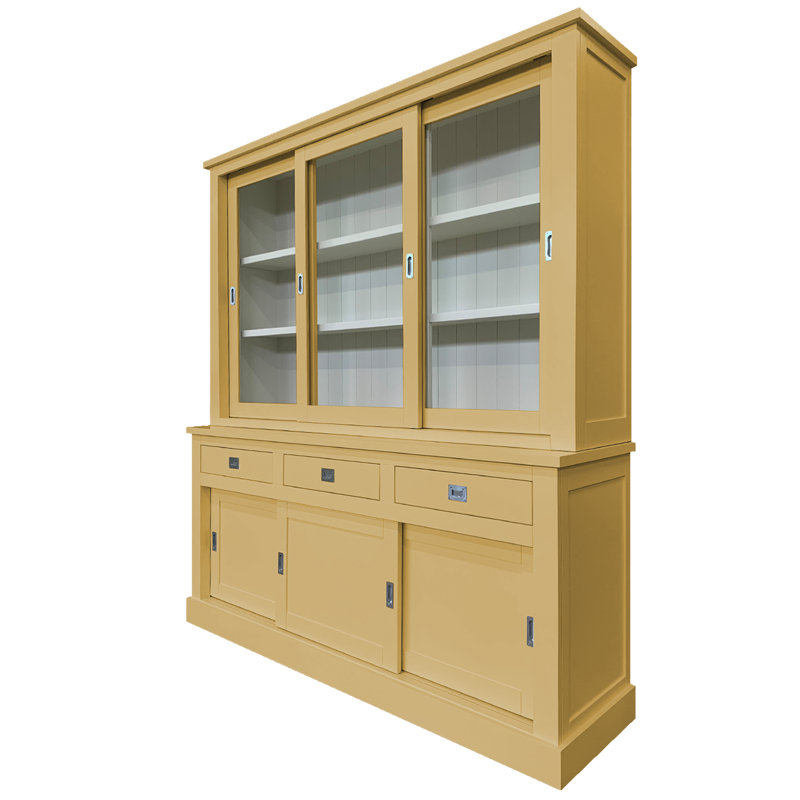 Lemire Display Cabinet, Beige