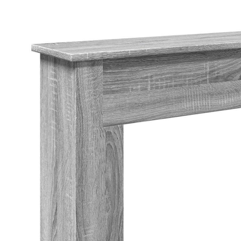  Bois d'ingénierie encastrable 29,5 x 7,9 x 34,4 po, Sonoma gris