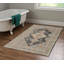 Tapis oriental ivoire / bleu Ambrah-960243574