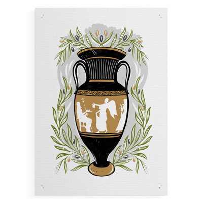 Vases grecs II - Impression sur toile seulement - NON-CADRE