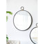 Miroir à cadre noir 24 po x 27 po - Accent moderne pour le salon, la chambre à coucher, le vestibule, le vestibule, qui réfléchit pour agrandir le mur de l'espace de la pièce avec une option de décoration minimaliste qui augmente la luminosité-736577283-736577284