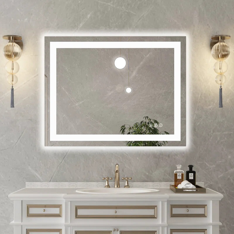 Miroir mural imperméable 36 po x 28 po Ip44