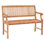 Ryne Outdoor Teak Bench