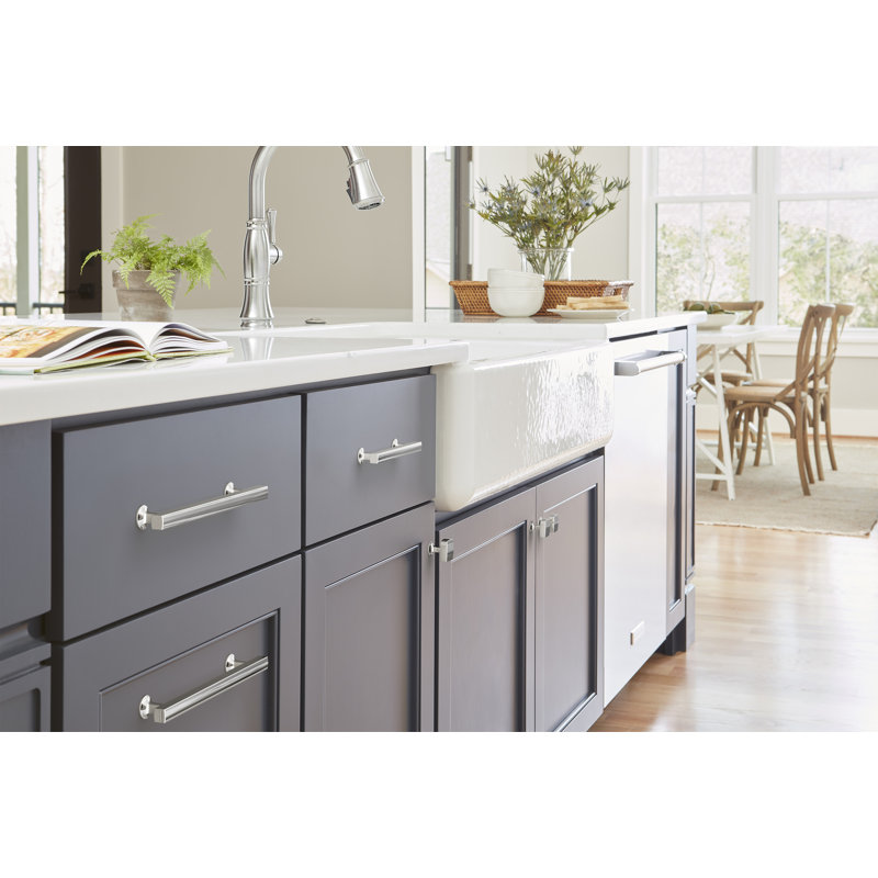 Bouton d'armoire Everett, Chrome poli, 1.25"