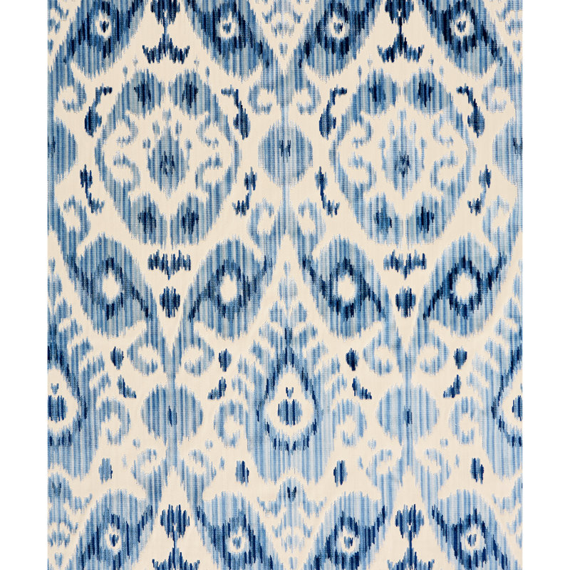 Oriana Tashkent Velvet Fabric, Pacific