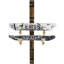 Solid Wood Wall Mounted Multi-Use Ski/Snowboard Rack