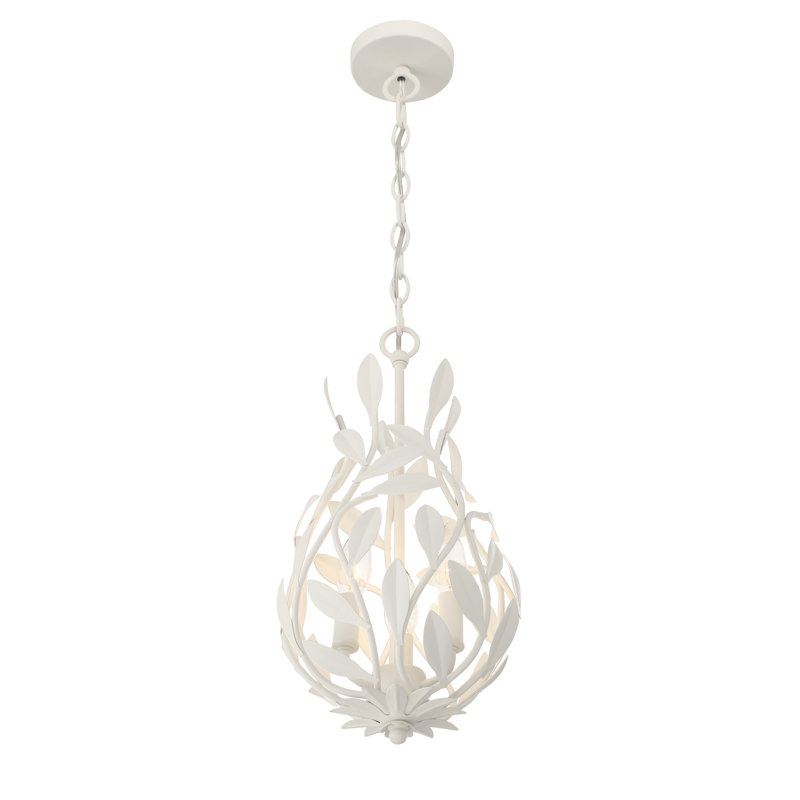 Lustre blanc mat 9 po Dosch, Blanc