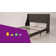 Bowdoin Modern Linen Upholstered Wingback Platform Bed with Wooden Slats