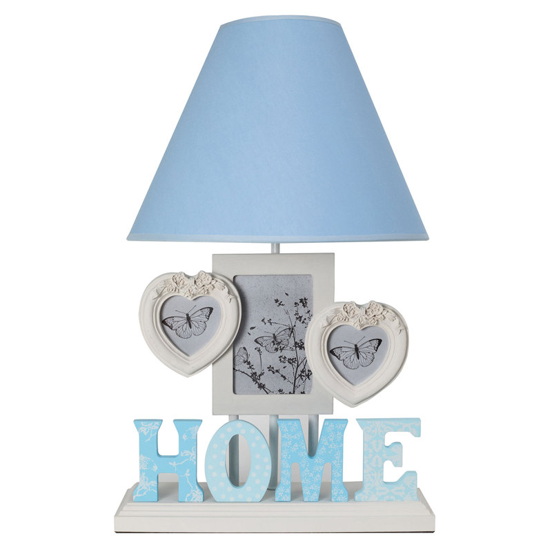 Lampe de table 20 po Gaitani, Bleu, Bleu