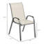 Ensemble de 4 chaises d'extérieur empilables-1691292501