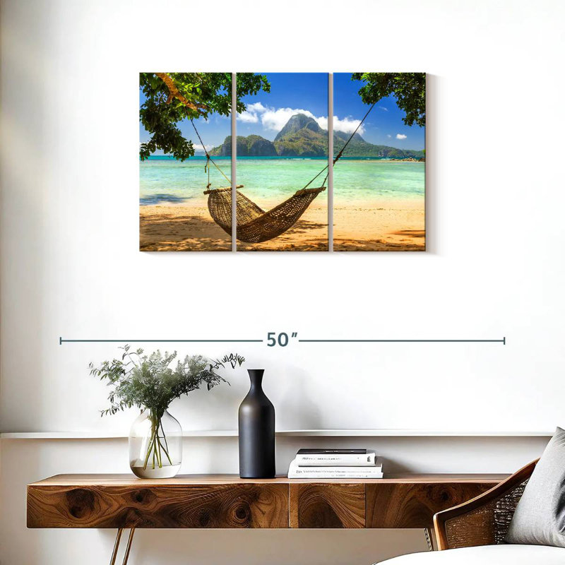 Gillard Beach Bamboo Hammock, 20" H x 33" W