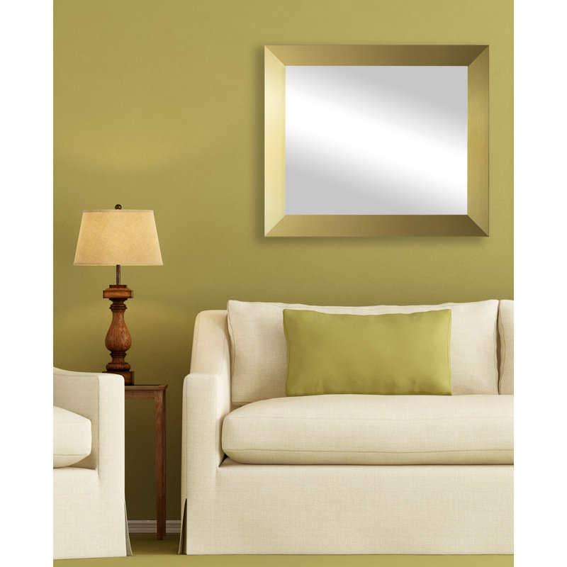 Aureliano Engineered Wood Flat Wall Mirror, 29" H x 29" W 