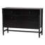 Ensemble de chambre à coucher 4 pièces Baxton Studio Delarco, grand, noir-1313807359