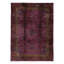 Hand-Knotted High-Quality Purple and Rust Area Rug