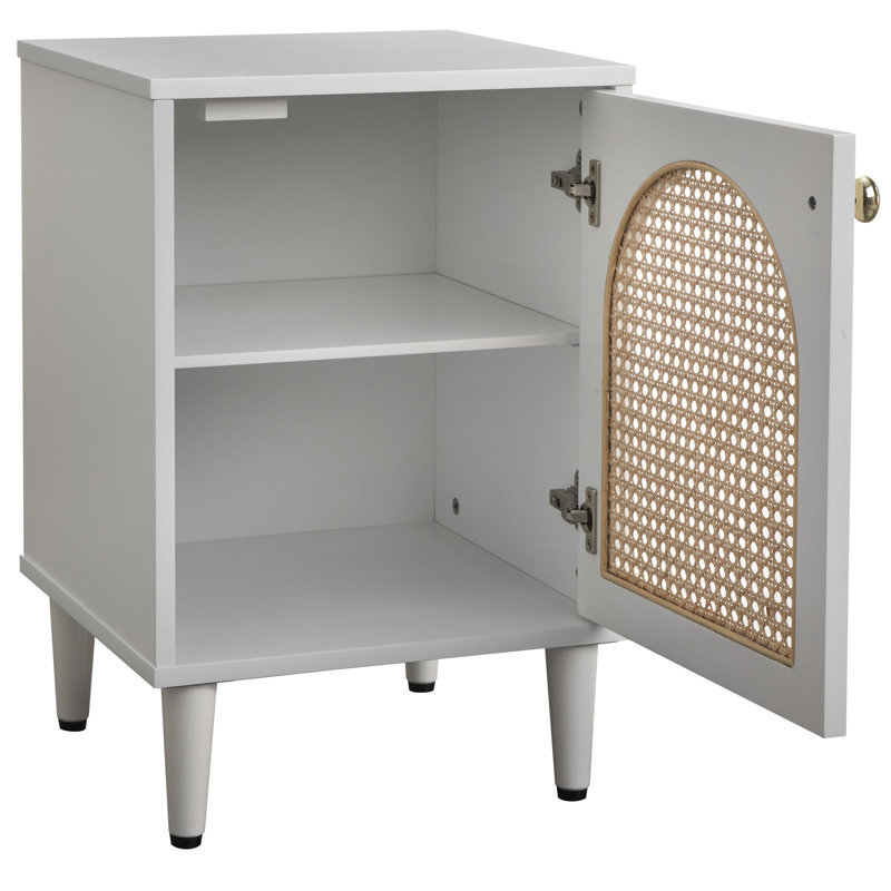  Cortavious Nightstand, White