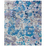 Overdyed One-of-a-Kind Rectangle 8'2" X 9'10" Hand Knotted Area Rug
