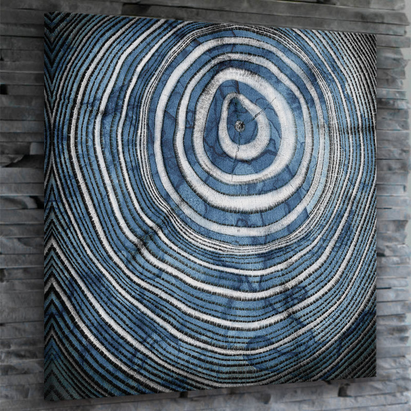 «Spiraling In», reproduction d'art sur toile tendue, H 32 po x l 32 po x P 1,5 po