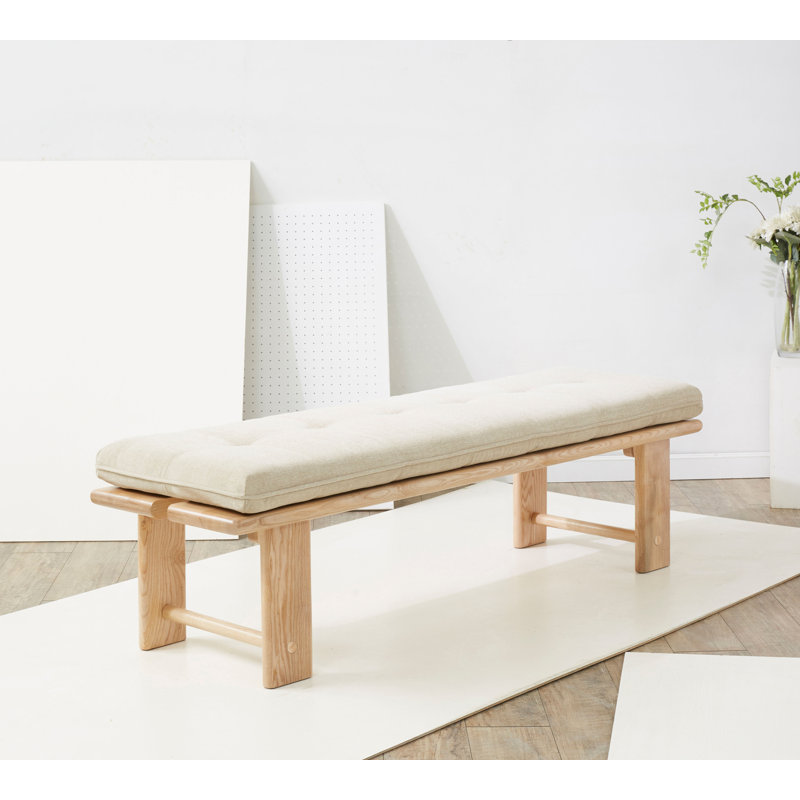 Banc rembourré Parkston, Naturel