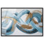 «Azure Flow I Print», art mural bleu par -1039449294-1039196634