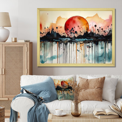 «Minimalist Impressions Of Mountains And Rivers I», reproduction sur toile